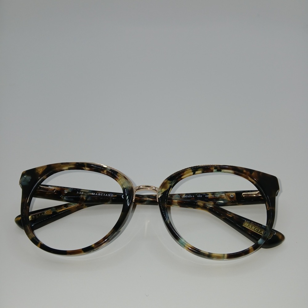 Marciano GM0303-3 053 Womens Eyeglasses Frame Brown Tortoise Shell 49-19-135 mm
